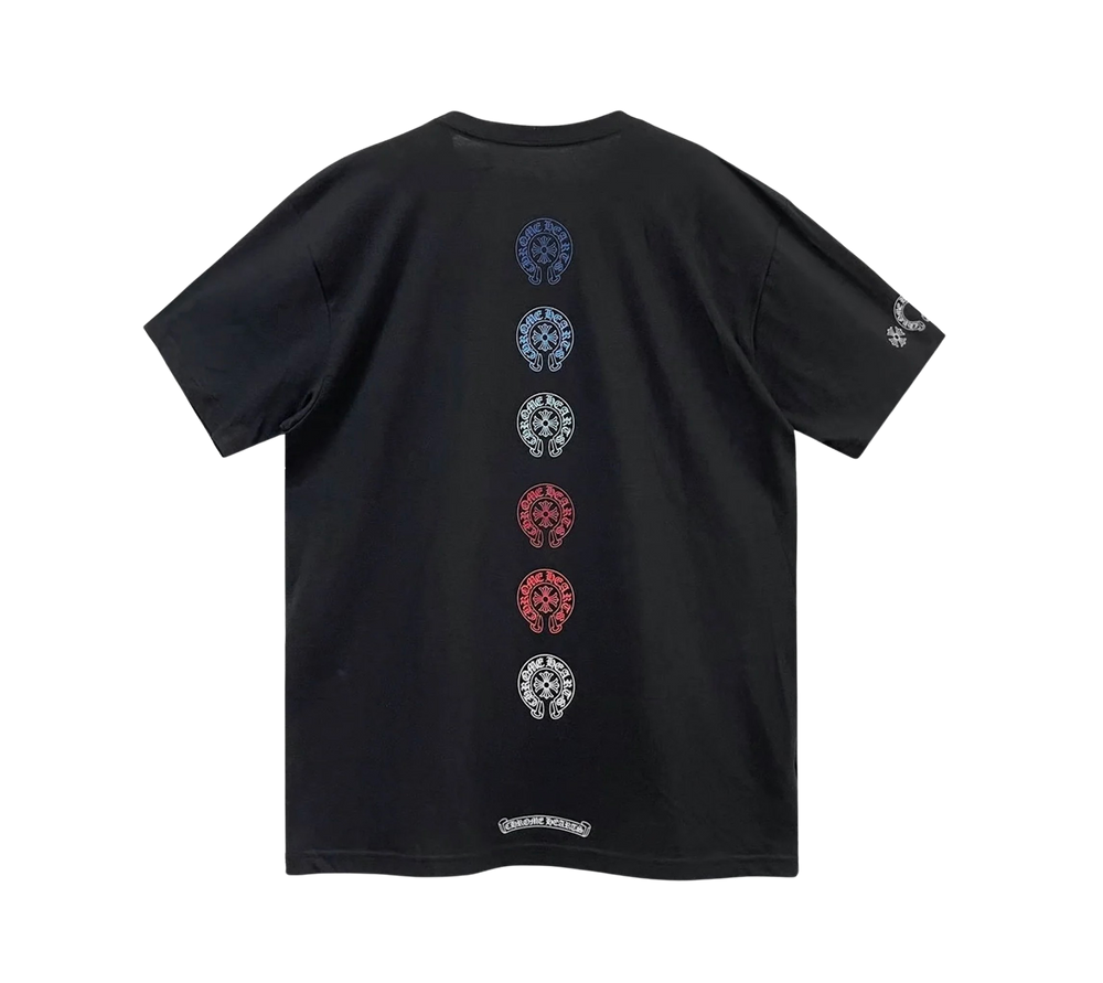 Chrome Hearts MultiColor Horseshoe Logo Tee