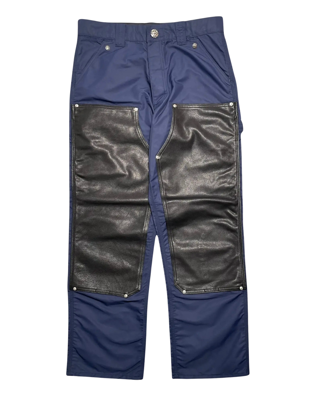 Chrome Hearts 'Navy' Double Knee Nylon Pants