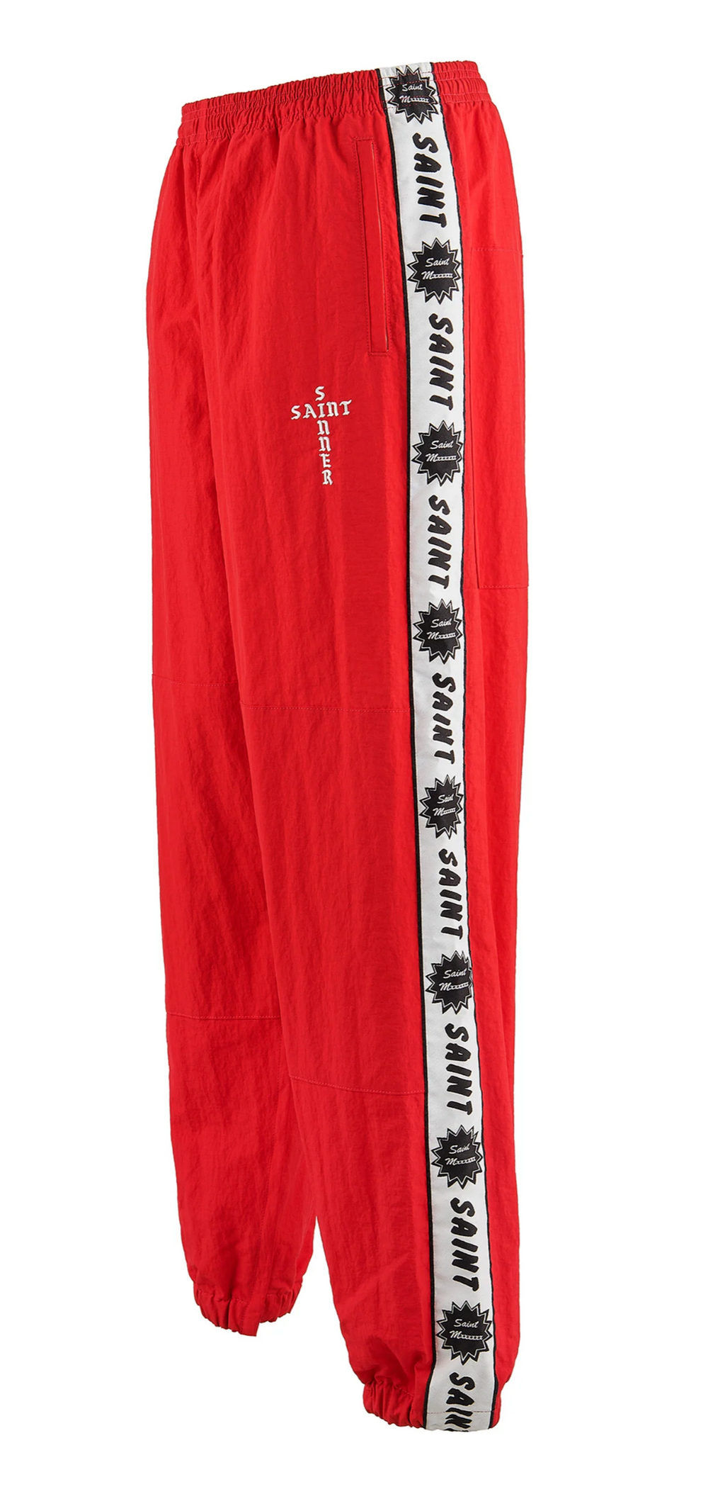 Saint Michael 'Side Tape' Red Track Pants