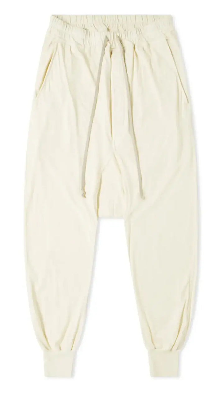 Rick Owens DRKSHDW 'Prisoner' Drawstring Natural Pants