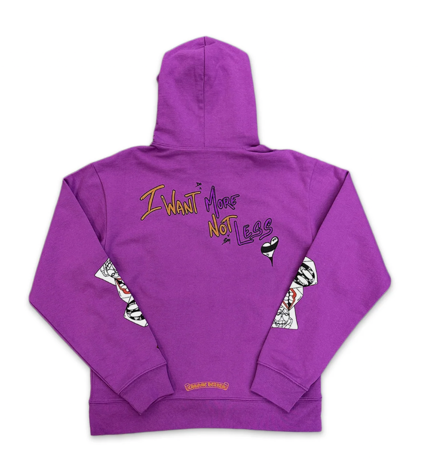 Chrome Hearts Matty Boy 'More Not Less' Purple Hoodie