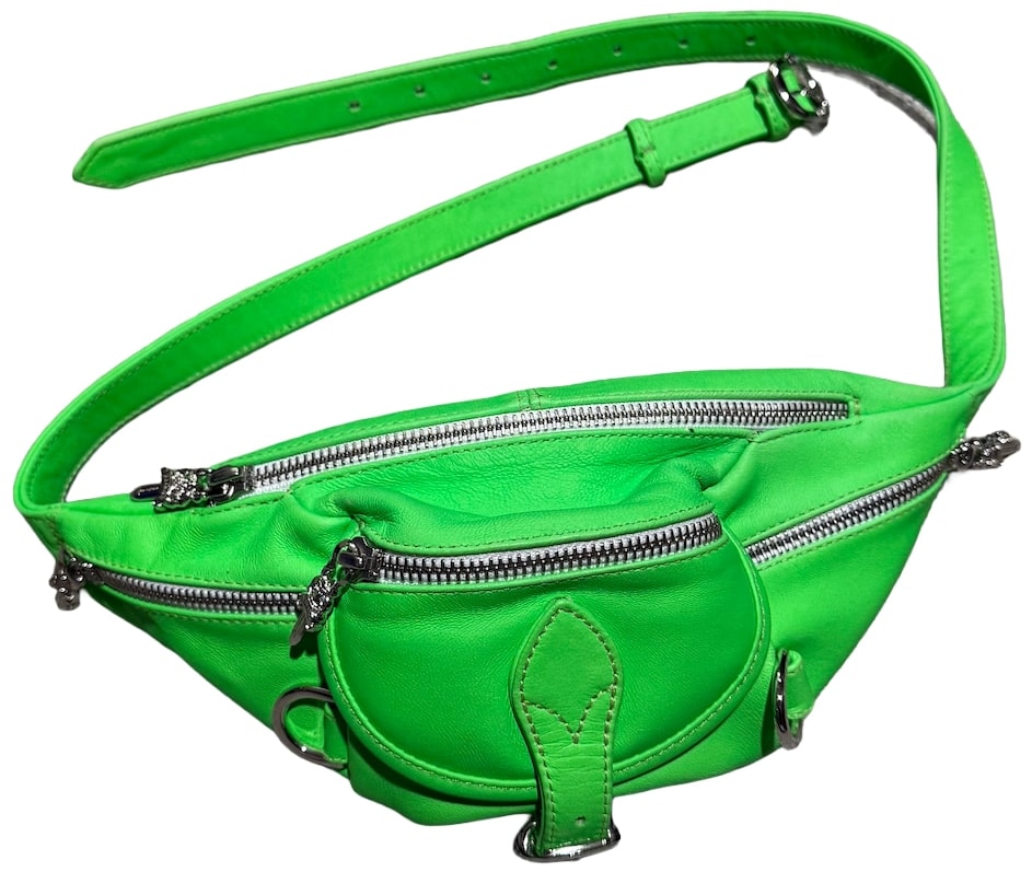 Chrome Hearts 'Slime Green' Snat Bag