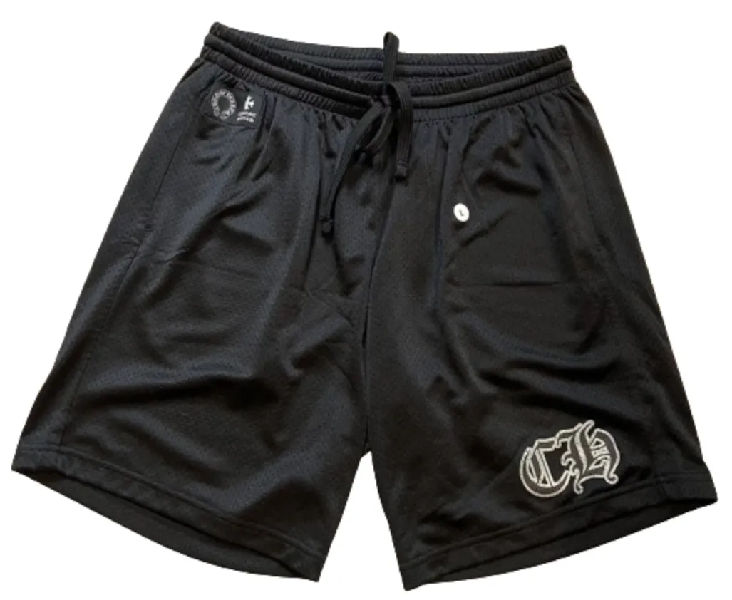 Chrome Hearts 'Black Mesh' Warm Up Shorts