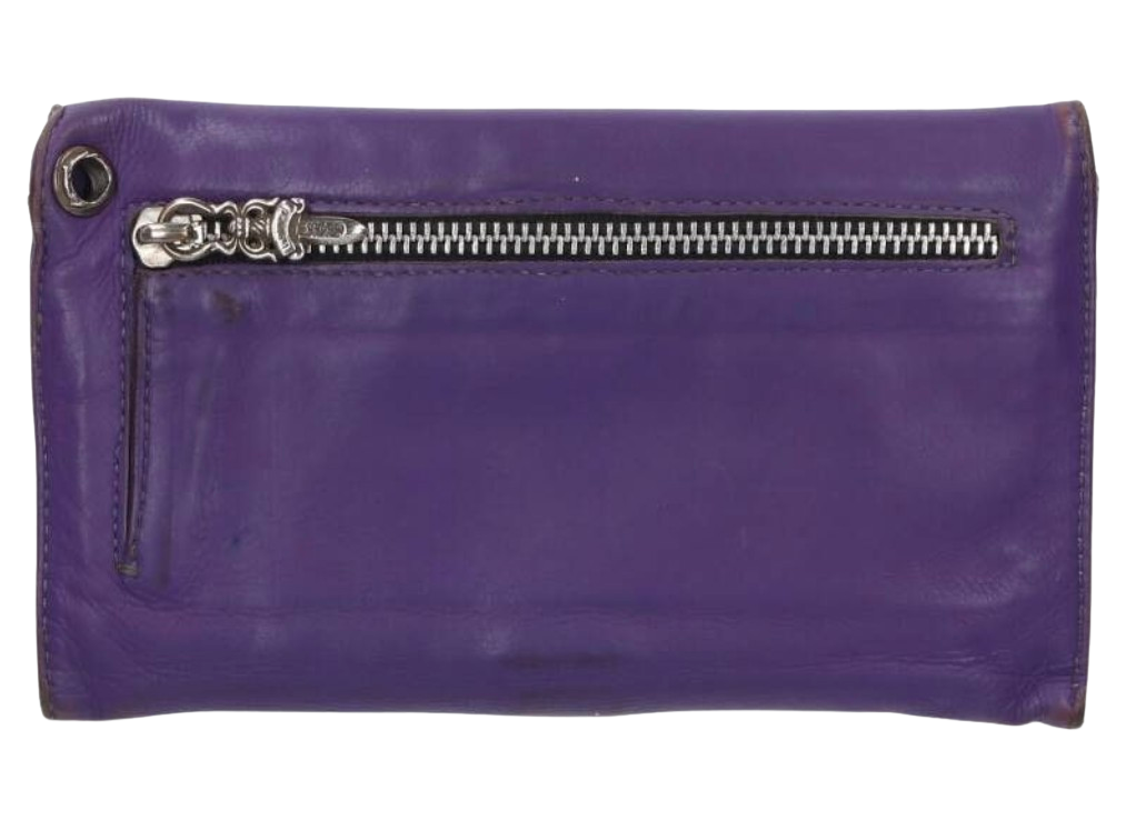 Chrome Hearts 'Purple' Star Button Wallet