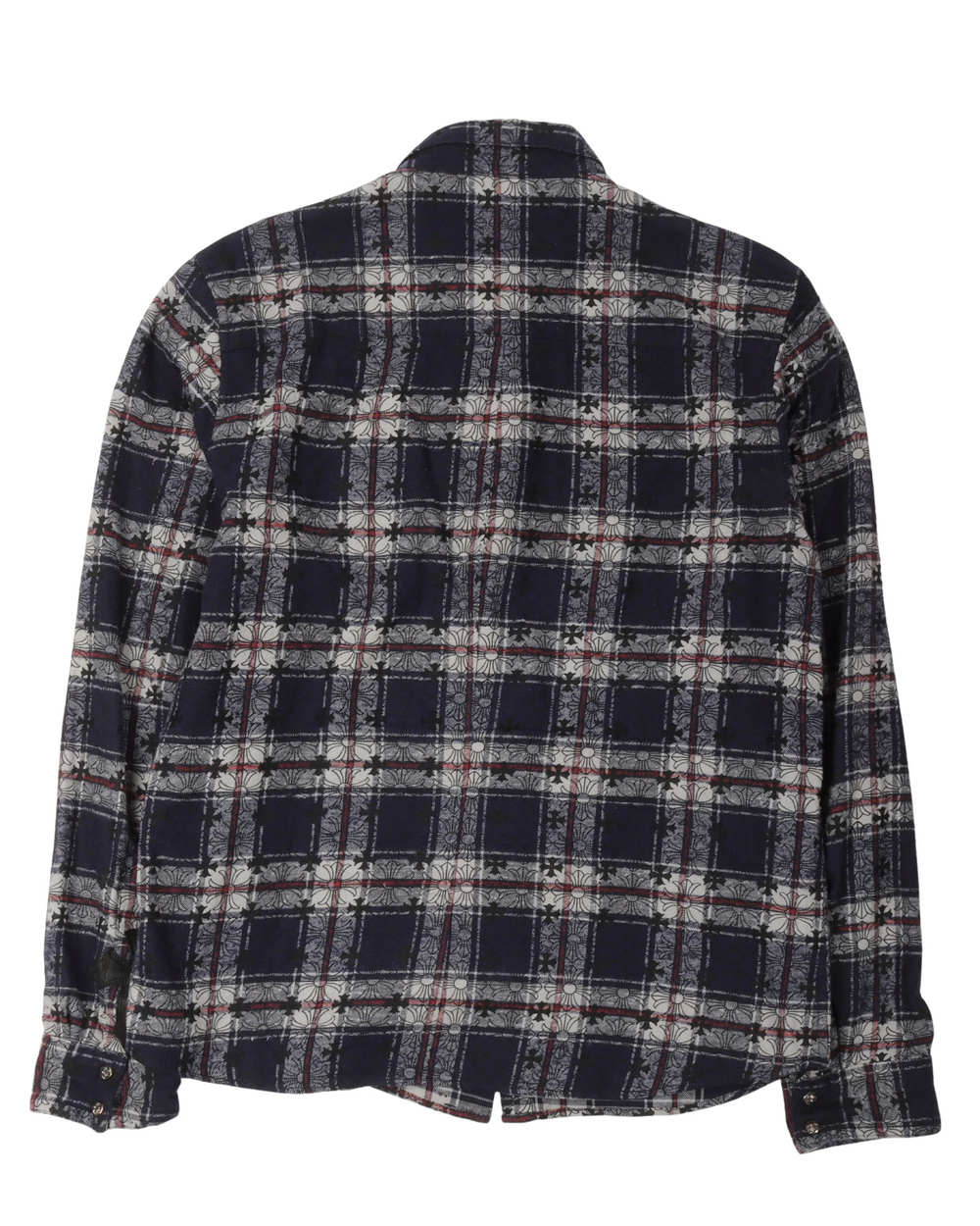 Chrome Hearts 'Loose Ends' Blue Flannel