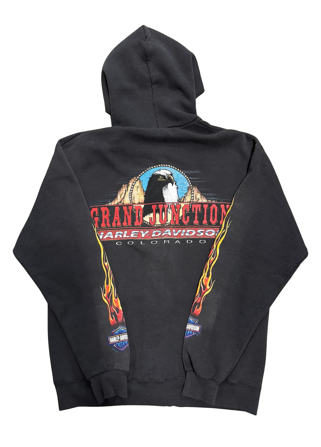 Harley Davidson 'Grand Junction' Vintage Zip Up Hoodie