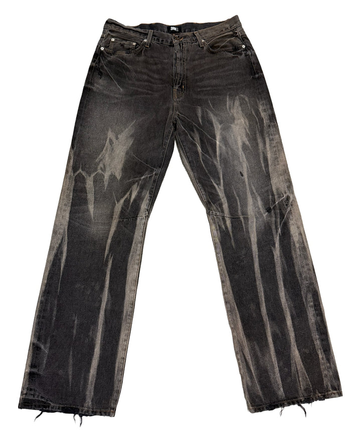 Bossi 'Acid Wash' Black Jeans