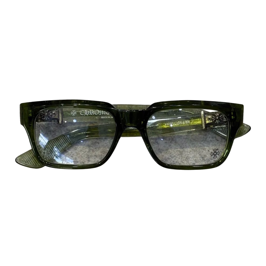 Chrome Hearts 'Vagillionaire I' Green Glasses