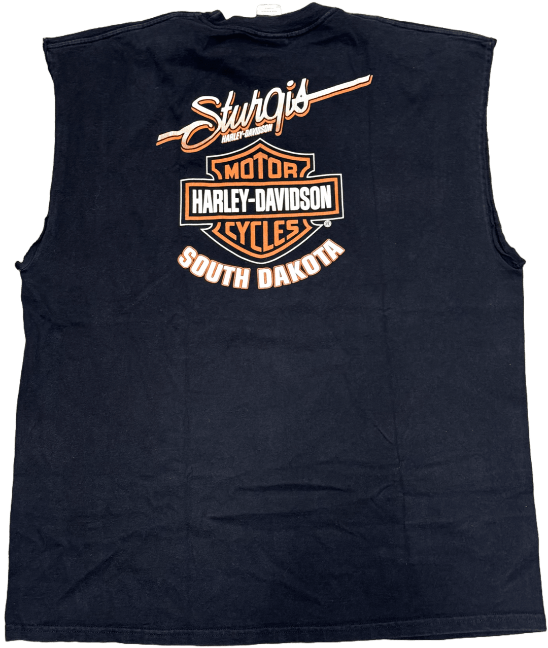 Harley Davidson 'South Dakota' Vintage Sturgis Cutoff Tee