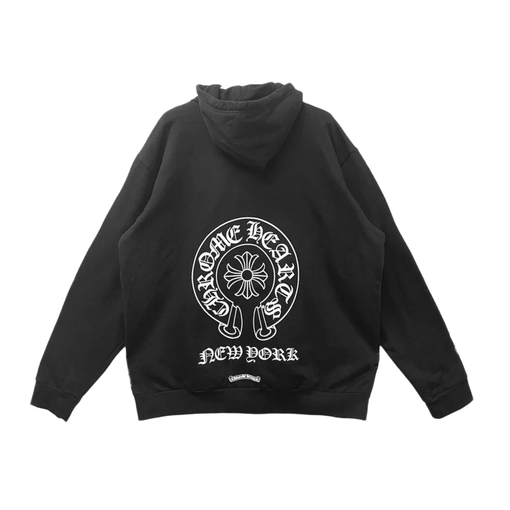 Chrome Hearts 'New York Horseshoe' Black Hoodie