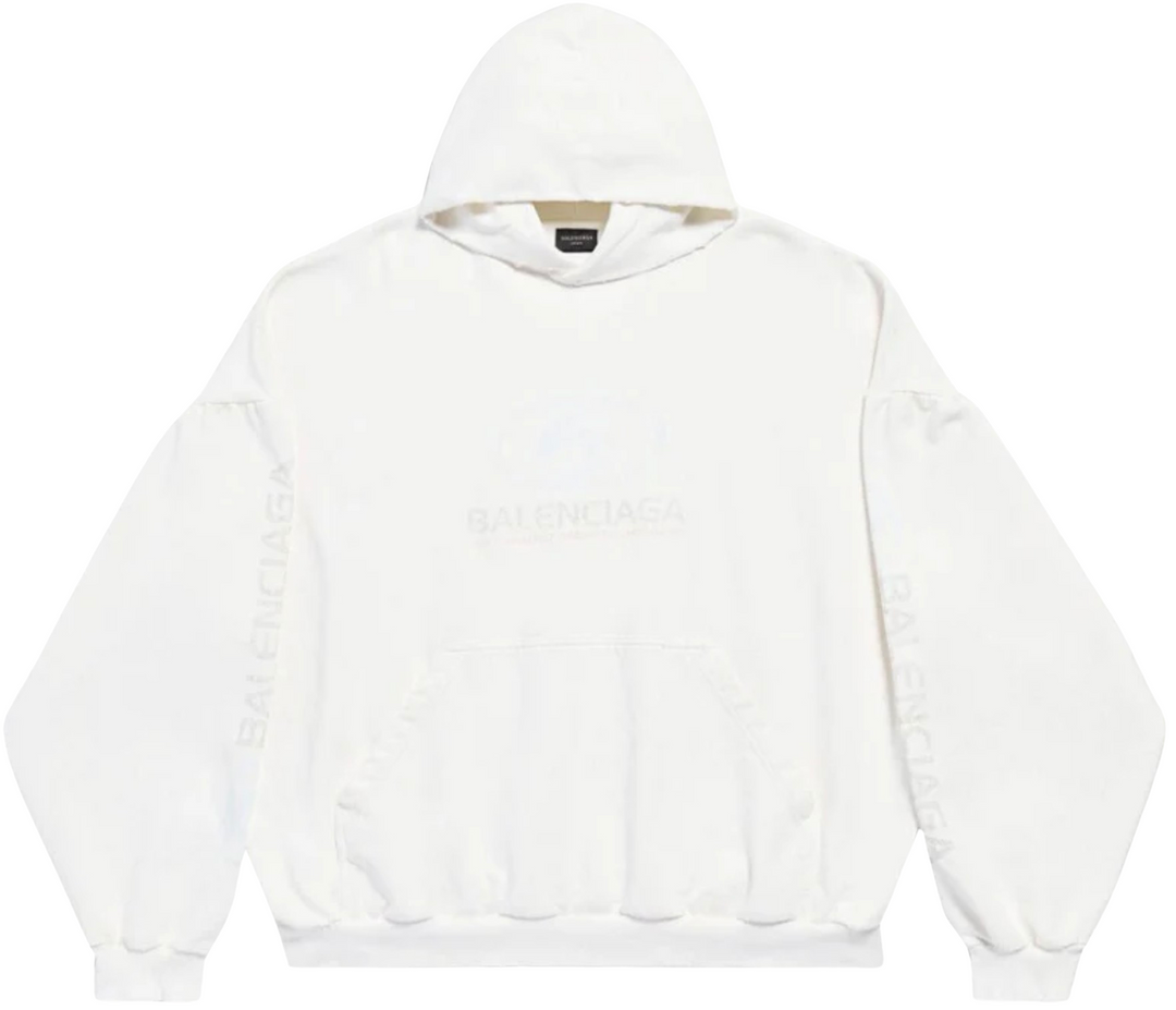 Balenciaga 'Surfer' White Hoodie