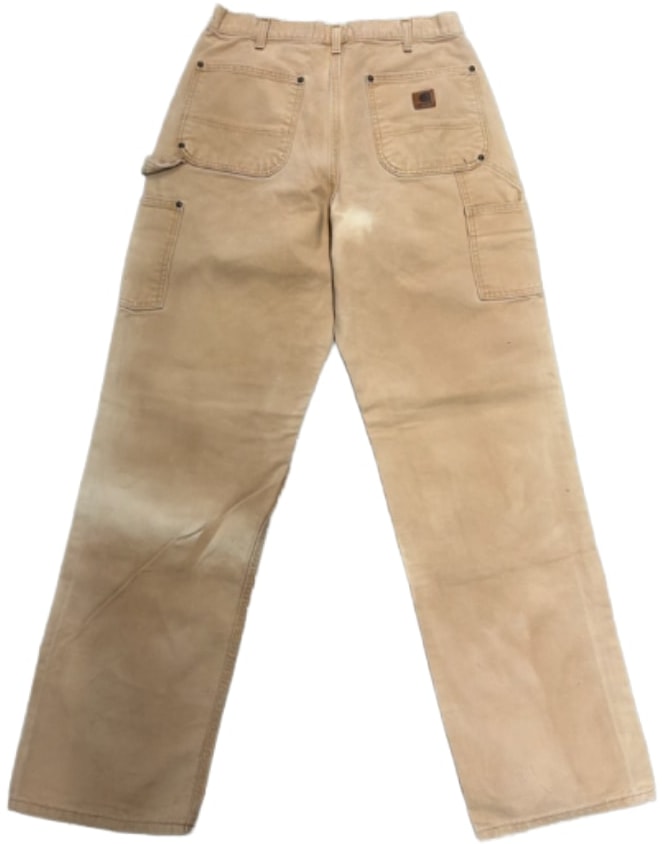 Carhartt 'Light Tan' Double Knee VIntage Work Pants