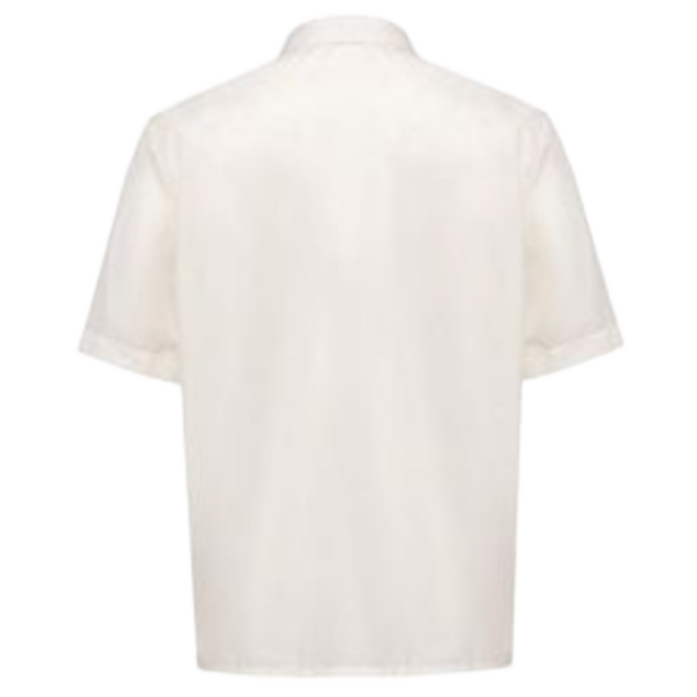 Dior 'White' Silk Blend Button Up Shirt