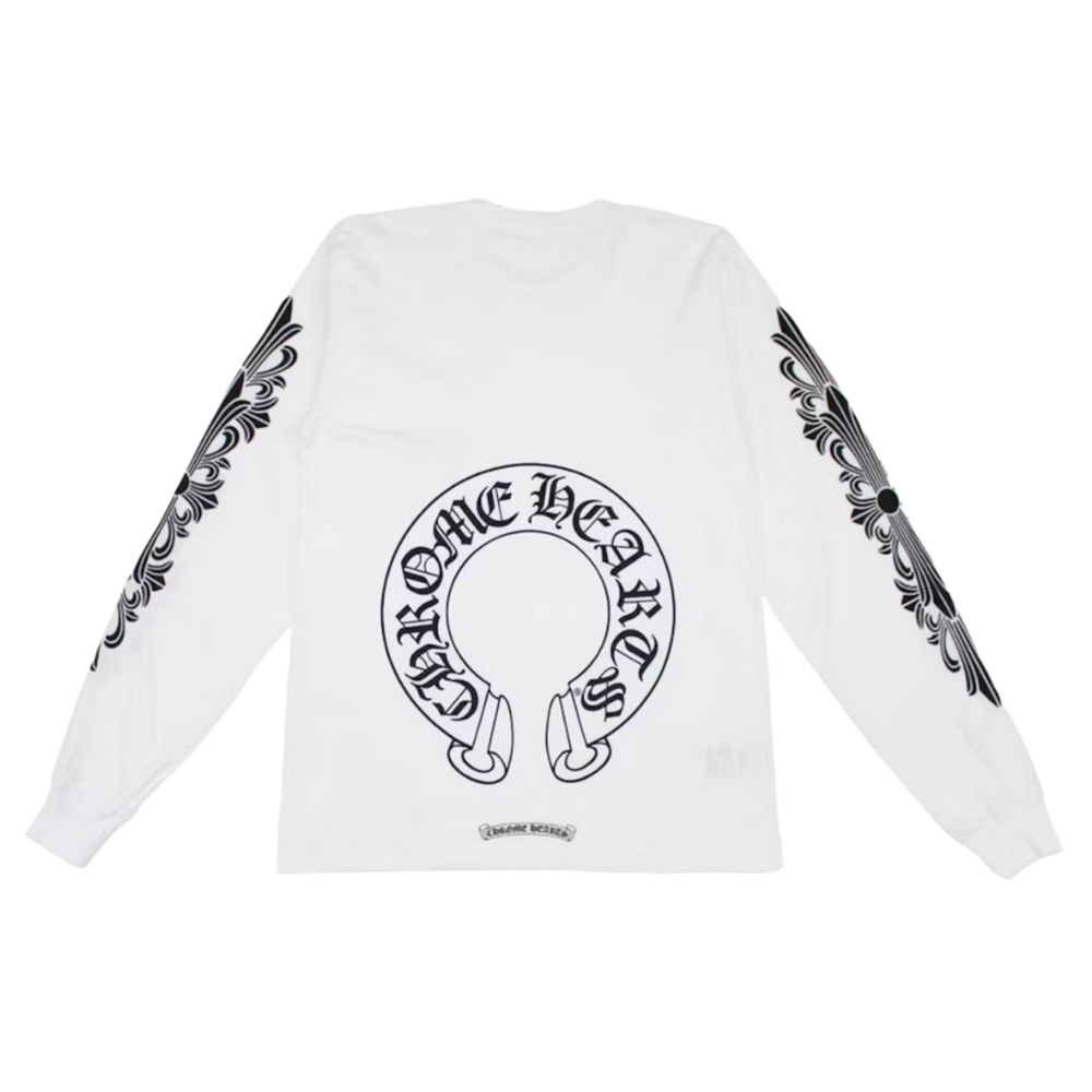 Chrome Hearts 'New York' Floral Horseshoe Longsleeve