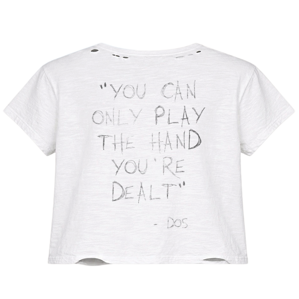 DOS 'Vegas' White Tee