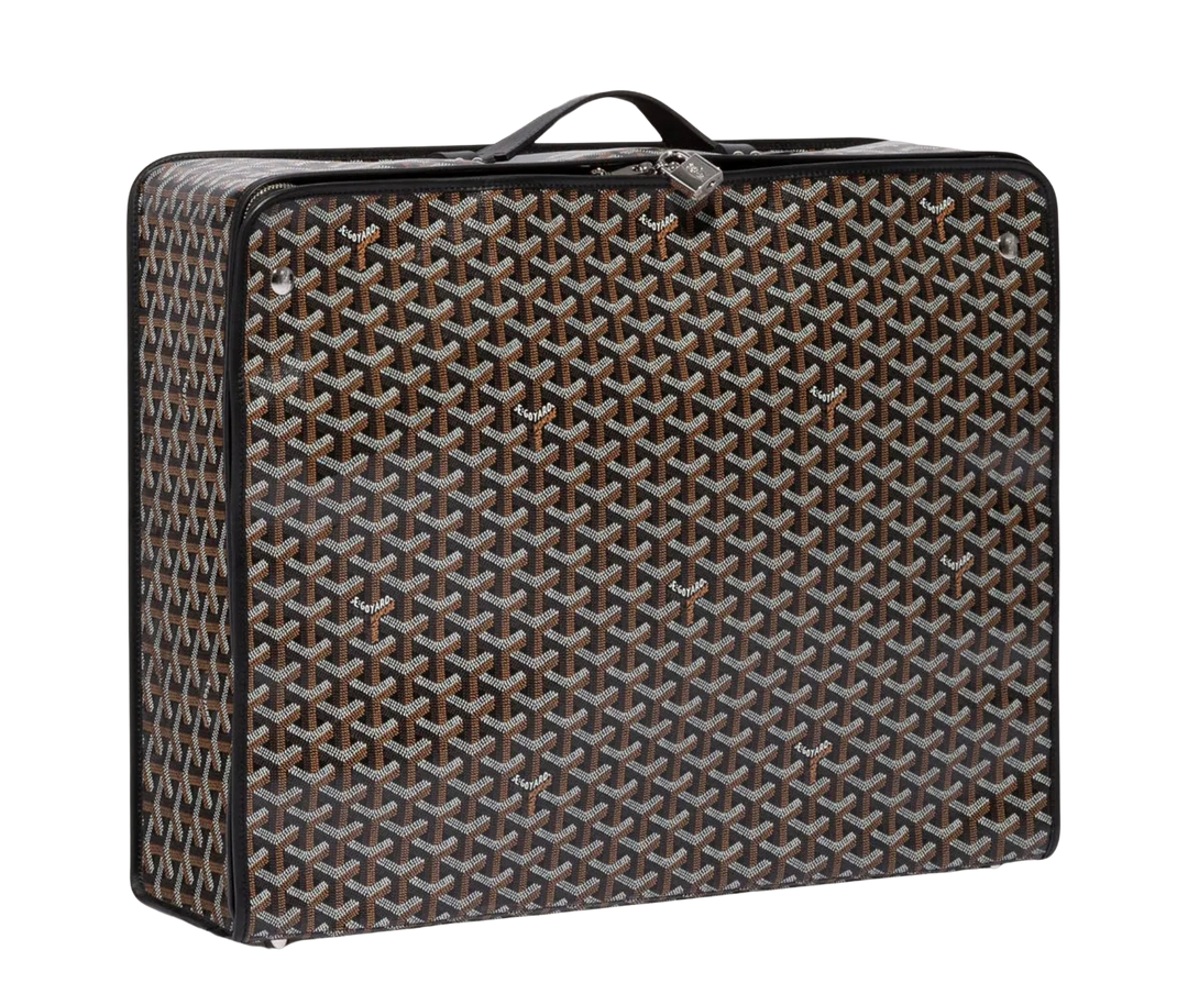 Goyard 'Black' Caravelle 50 Suitcase