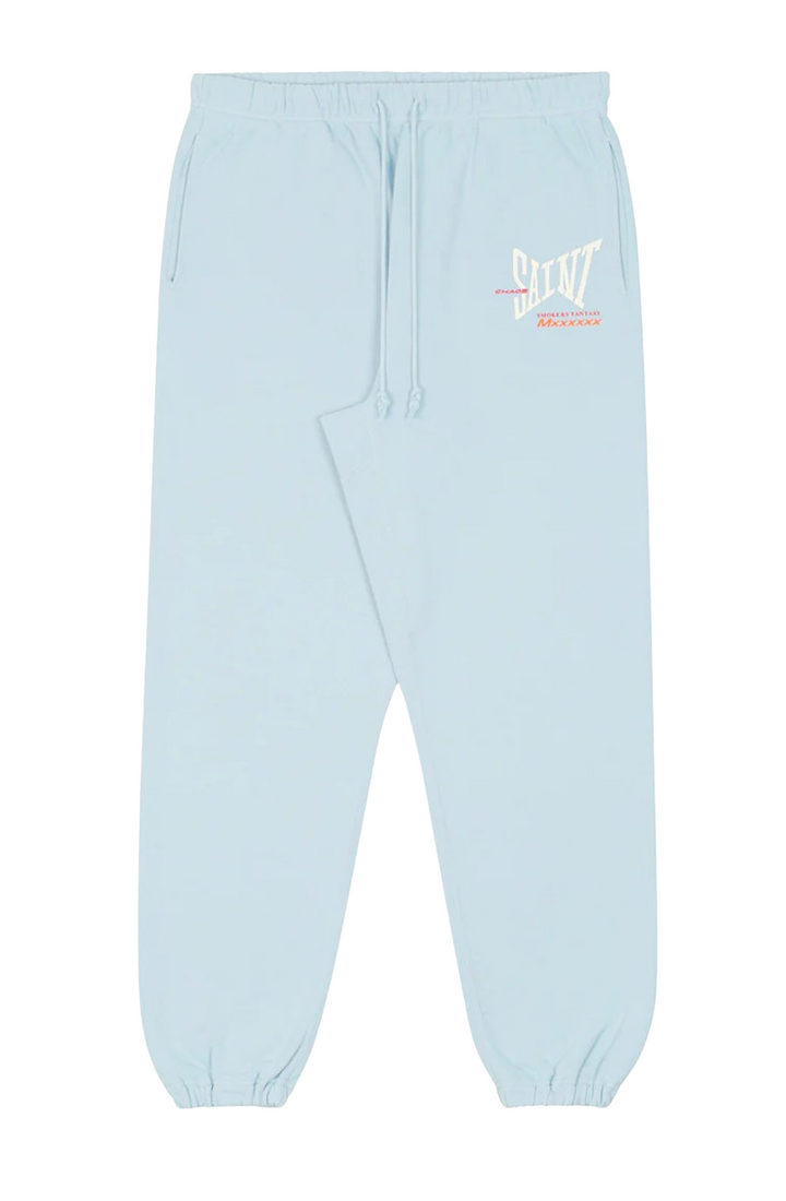 Saint Michael 'Smokers Fantasy' Blue Sweatpants