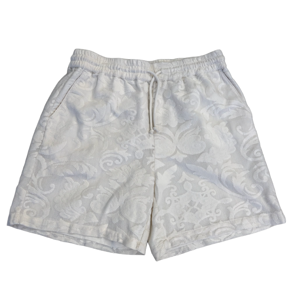 Kith 'White Floral Stitch' Shorts – Showroom LA