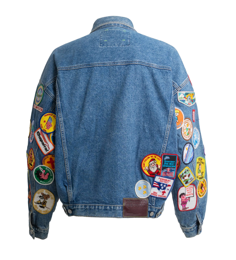 *Better With Age 'Motor Club' Denim Jacket
