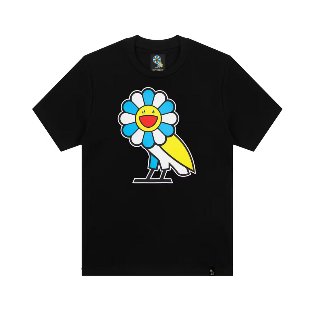 Octobers Very Own x Takashi Murakami Black Tee