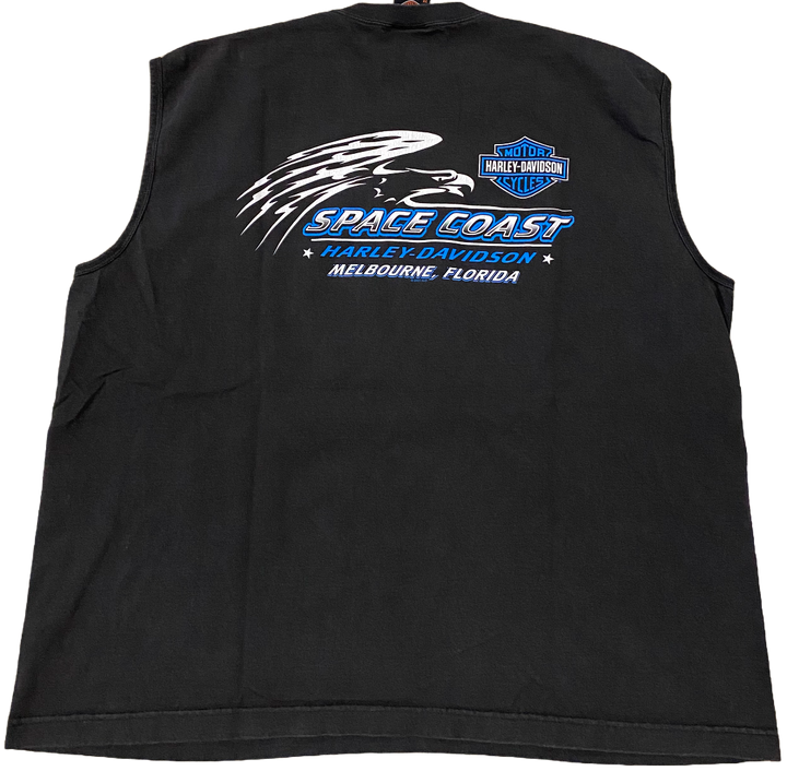 Harley Davidson 'Space Coast' Vintage Cutoff Tee