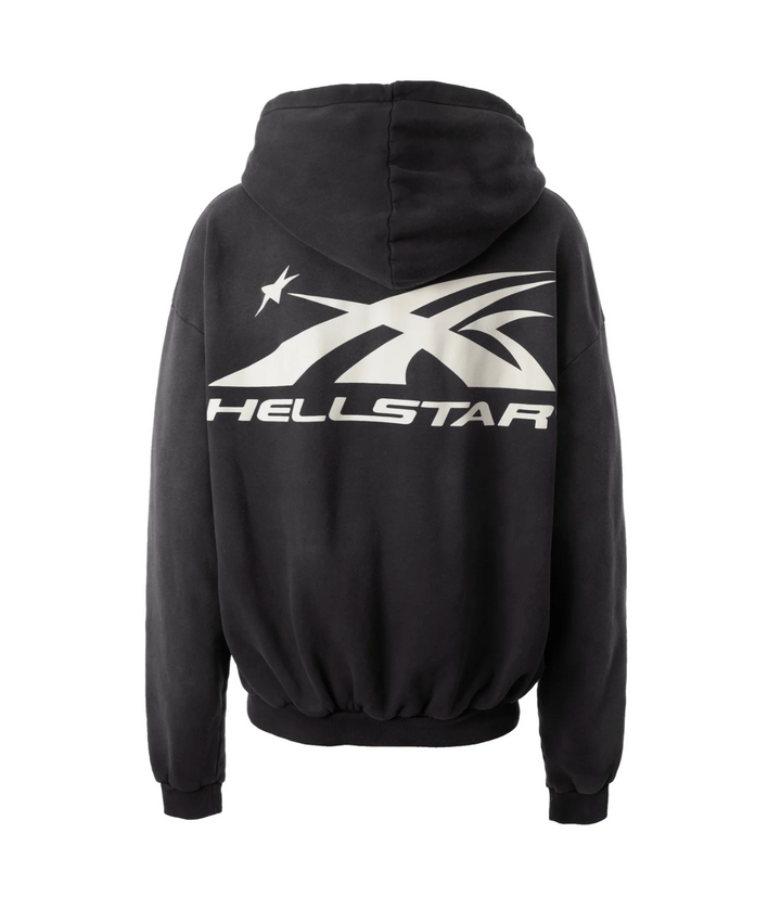 Hellstar Sports Black Zip Up Hoodie