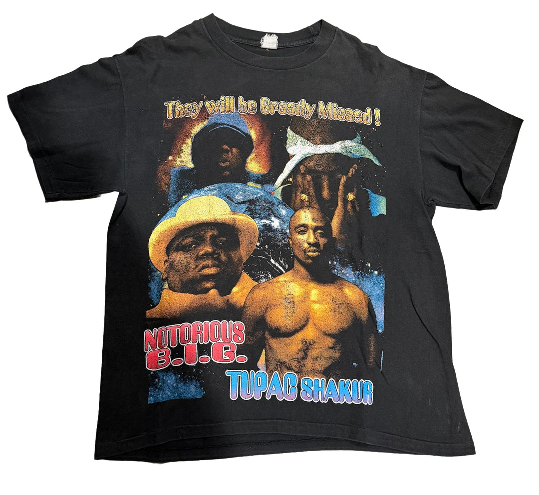Tupac x Biggie 'Stop The War' Vintage Tee