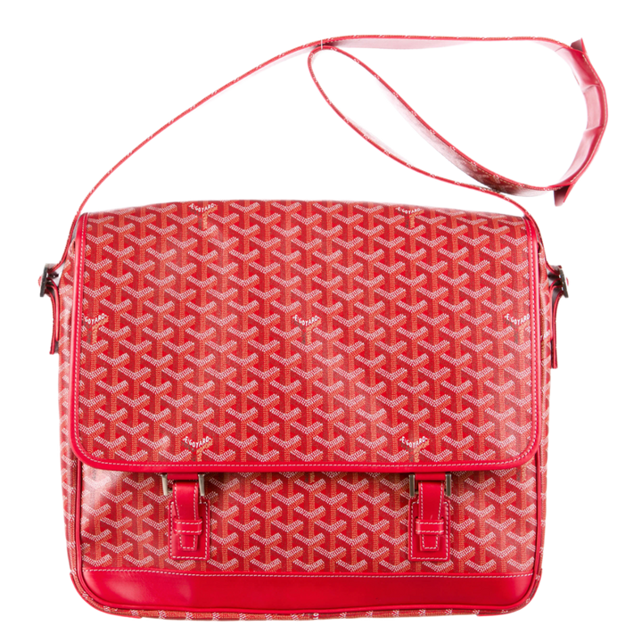 Goyard 'Red' Grand Bleu GM Messenger Bag