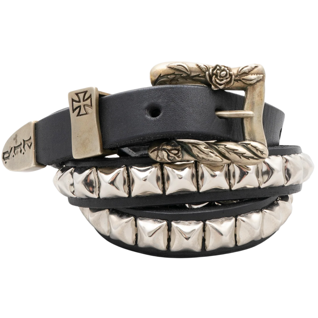 Enfants Riches Déprimés 'Double Studded' Leather Belt