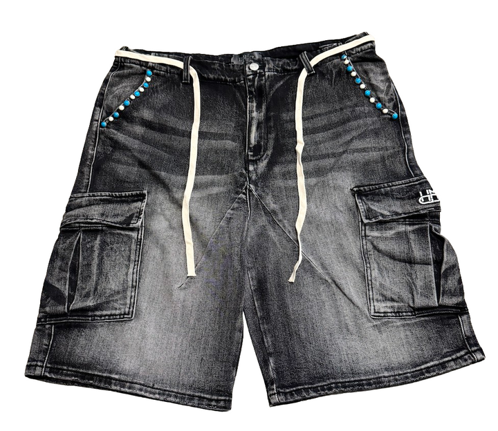 Happy Memories Don't Die HMDD 'OKC' Denim Shorts