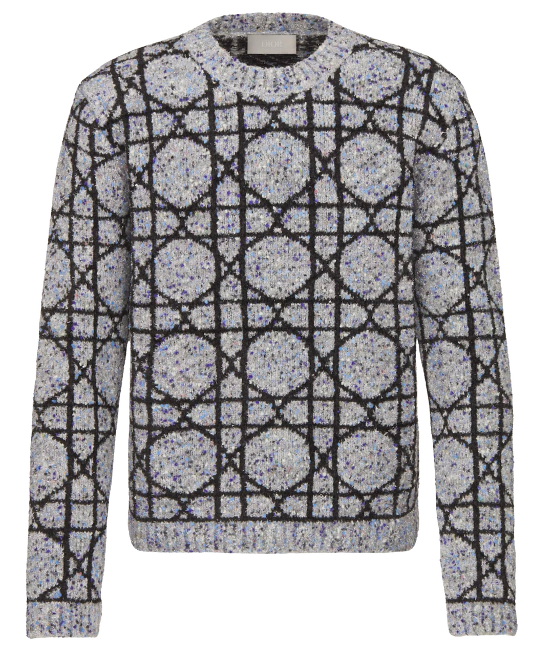 Dior 'Grey' Cashmere Cannage Sweater