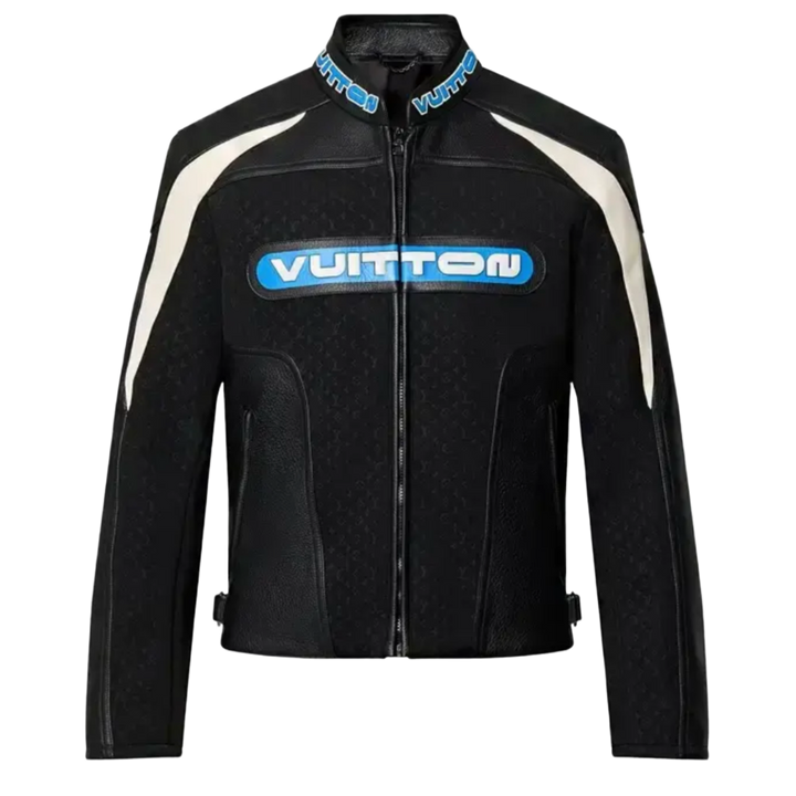 Louis Vuitton 'Leather Monogram' Biker Jacket