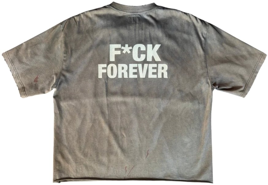 Bottega Desires 'Sex Sells' Gray Tee