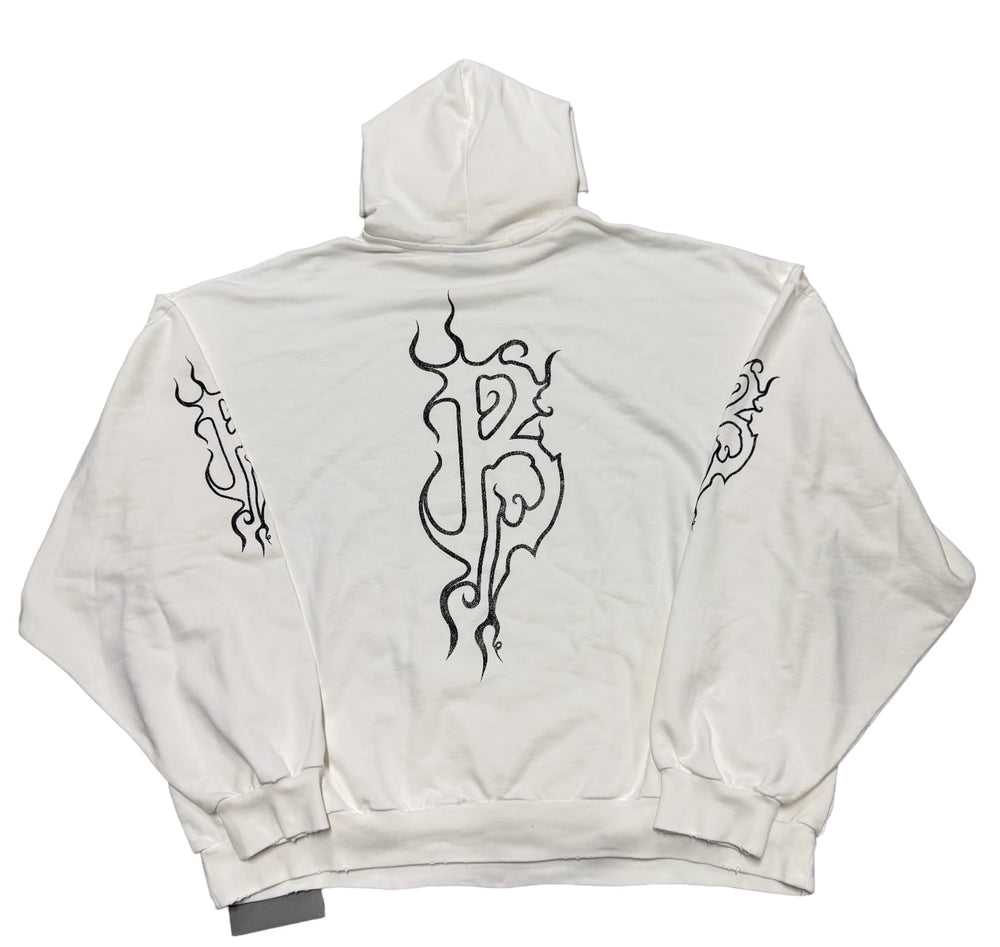 Balenciaga 'Darkwave' White Hoodie