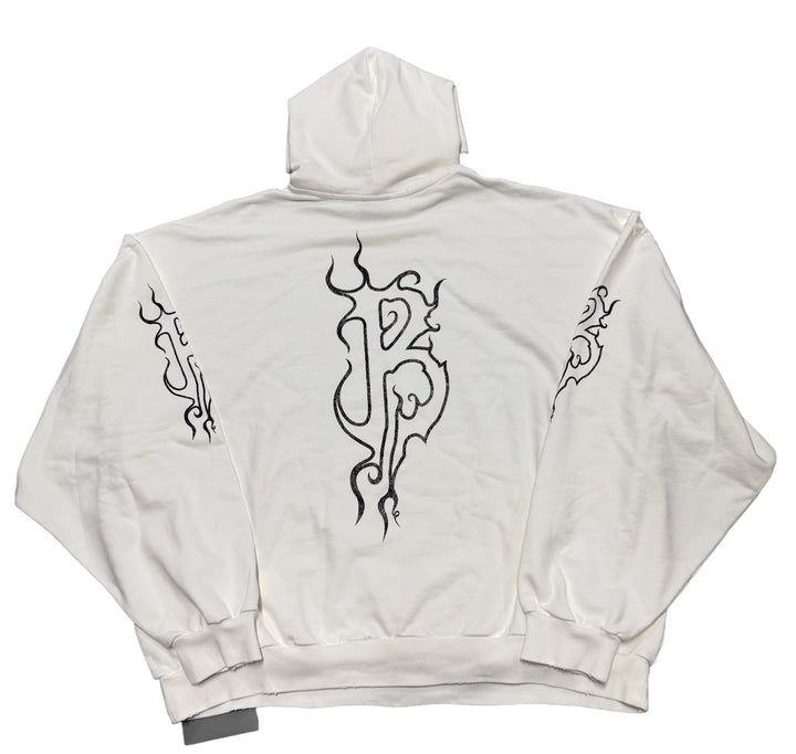 Balenciaga 'Darkwave' White Hoodie