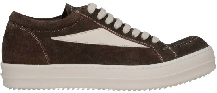 Rick Owens 'Brown' Calf Suede Sneakers