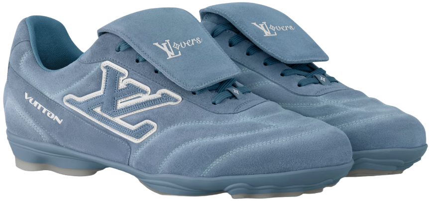 Louis Vuitton 'Blue' Footprint Sneaker