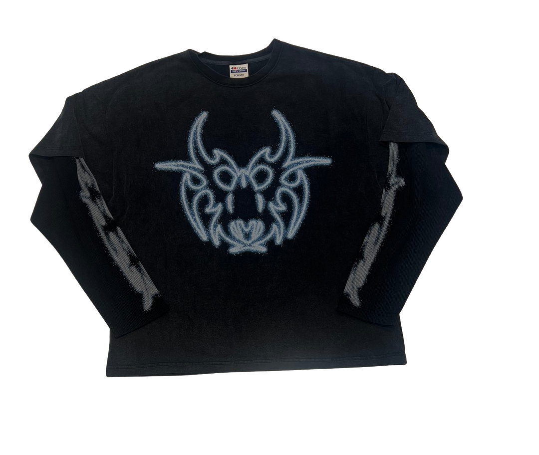 Chew Forever 'Astra Roach' Black Longsleeve