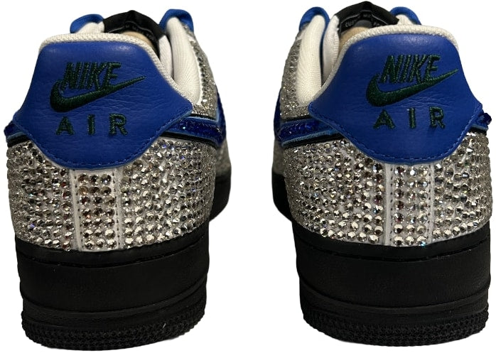 Bossi 'Grey/Royal Blue' Rhinestone Sneaker