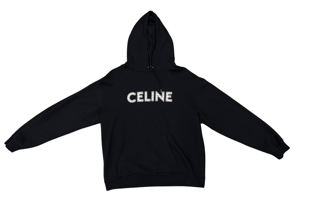 Celine 'Studded' Black Hoodie