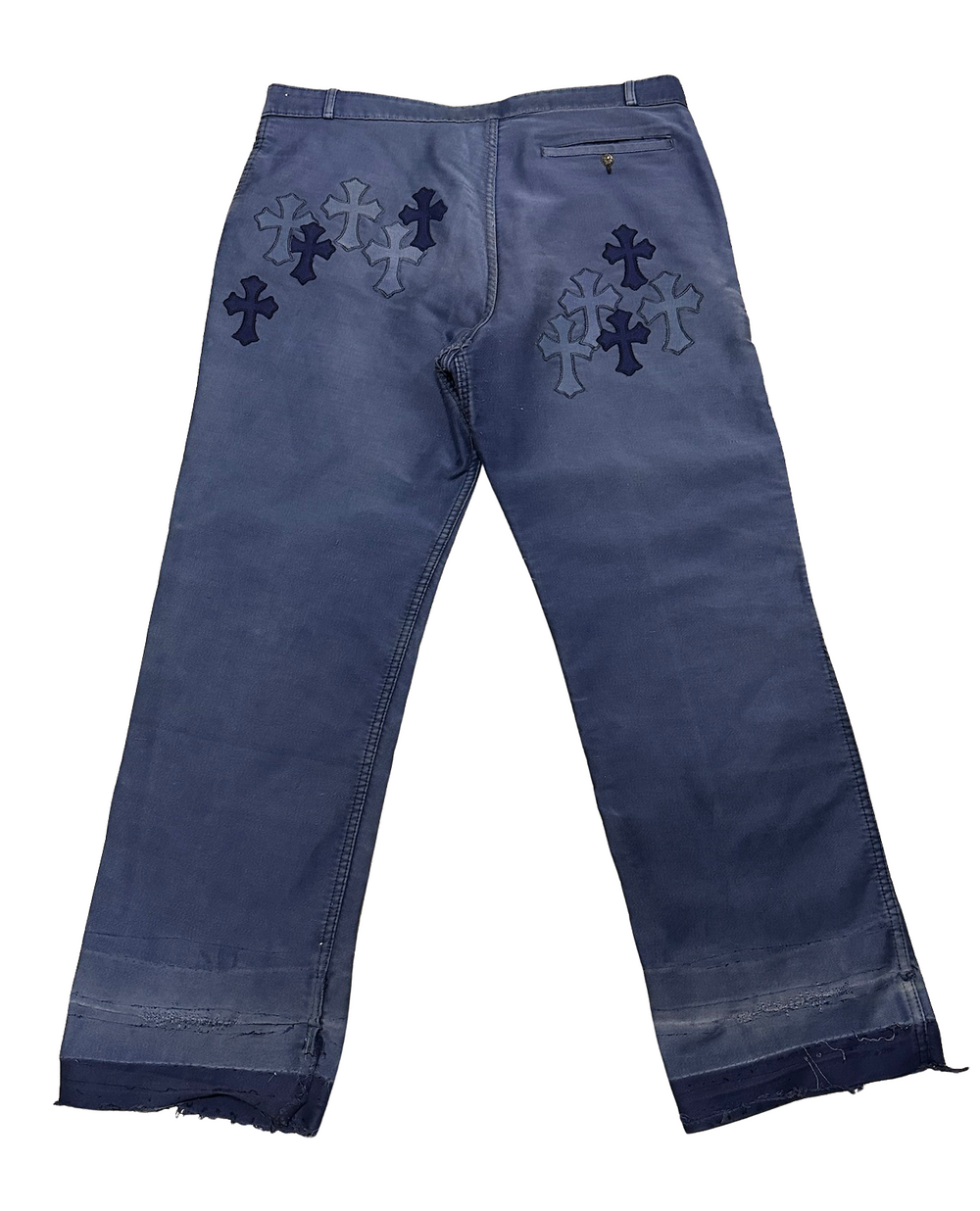 Chrome Hearts '19 Patch' Blue Pants