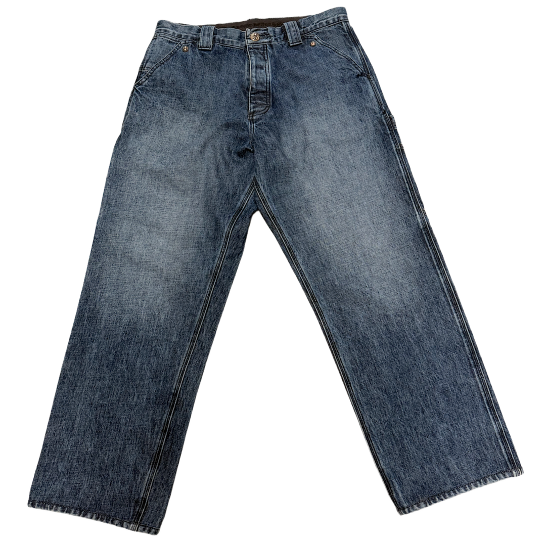 Chrome Hearts 'Baggy Blue Carpenters' Jeans