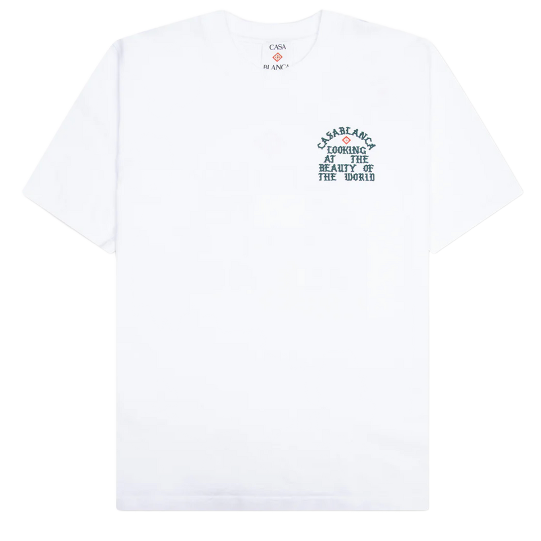Casablanca 'Beauty of The World' White Tee