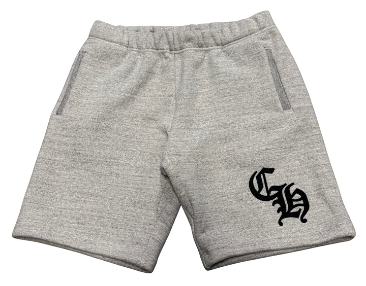 Chrome Hearts 'Grey' Velvet CH Shorts