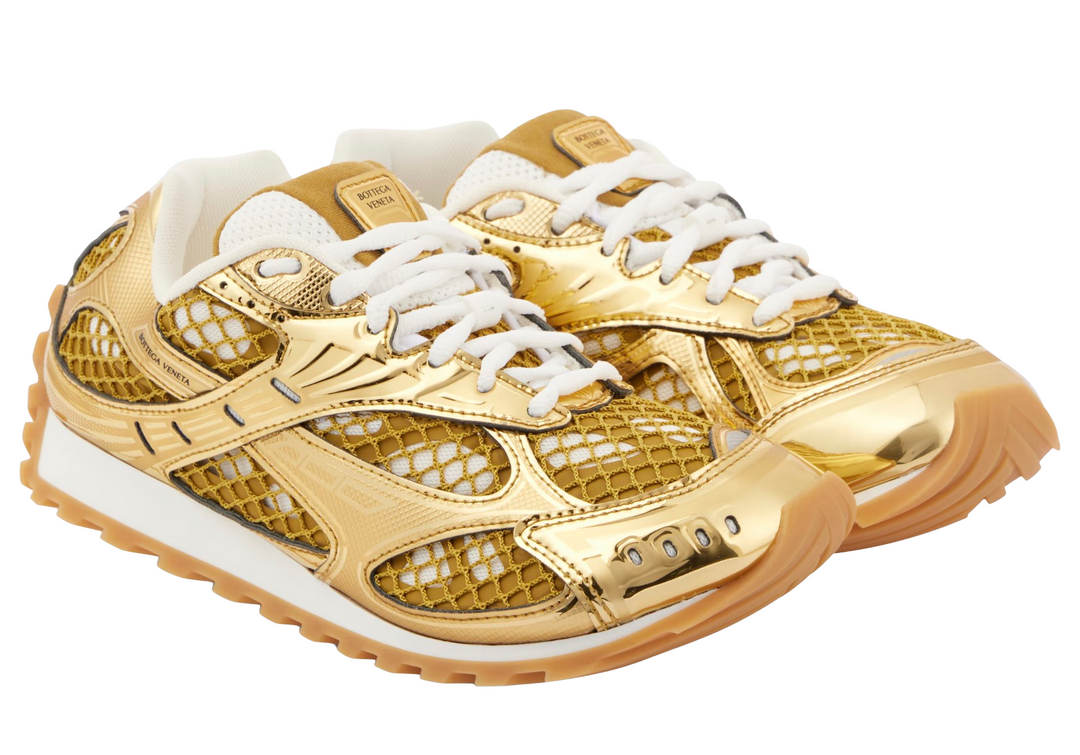 Bottega Veneta 'Gold' Orbit Sneakers