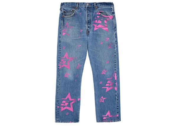 Sp5der '5Star' Indigo Vintage Jeans