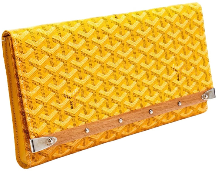 Goyard 'Yellow' Monte Carlo Clutch