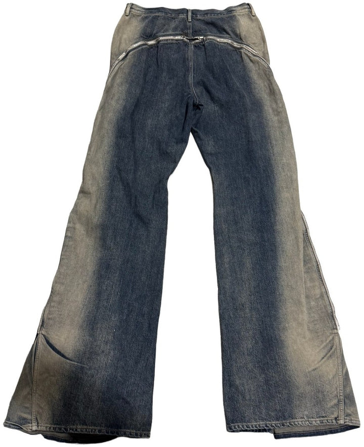 Rick Owens DRKSHDW 'Bolan Banana' Mineral Zip Jeans