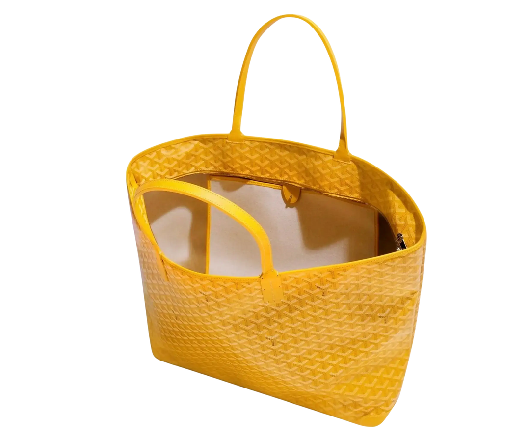 希少【GOYARD】イエロー キャンバス ARTOIS ラージ トートバッグ Goyard 'Yellow Artois' GM Tote Bag – Showroom LA