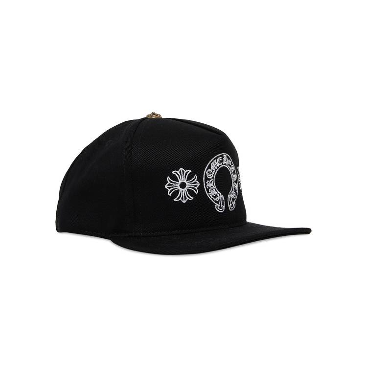 Chrome Hearts 'Horseshoe' Black Snapback Hat